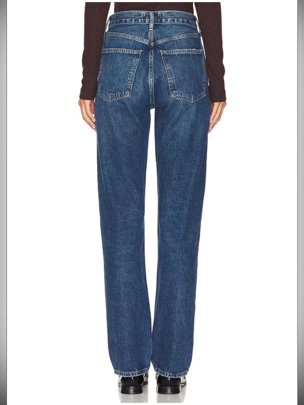 AGOLDE 90s Pinch Waist High Rise Straight Jeans in Control 27 - Picture 5 of 16
